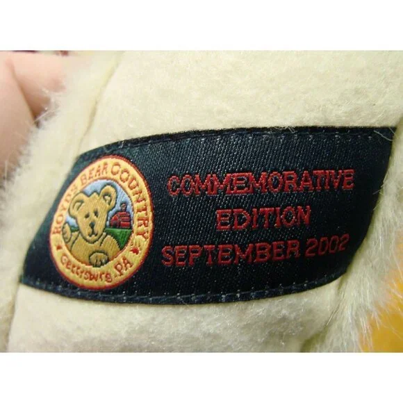 Vintage 2002 Boyds Bears Commemorative Edition Patriotic Dress Plush Jointed 18" - Picture 4 of 12